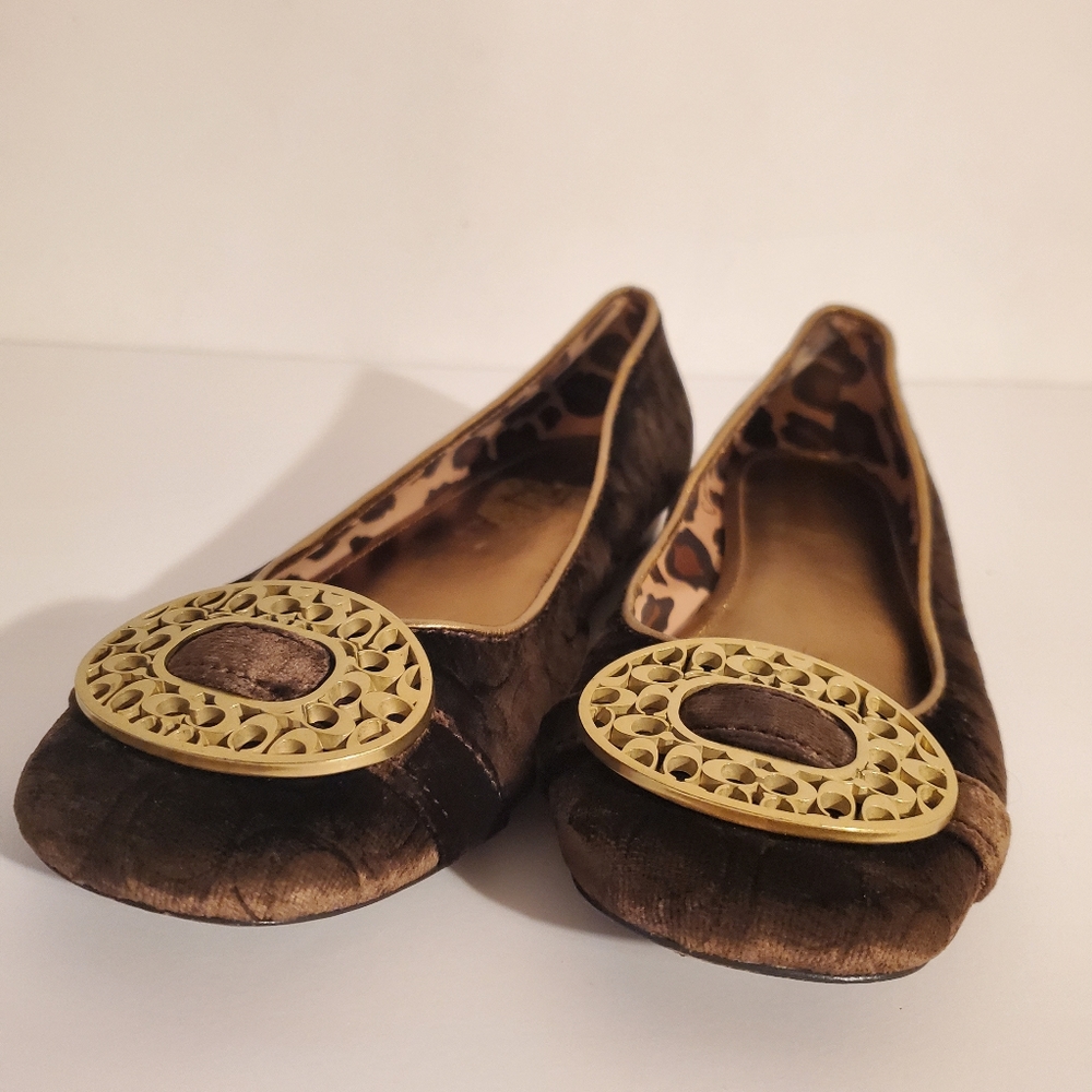 Coach Signature Babs Flats